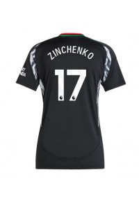 Arsenal Oleksandr Zinchenko #17 Voetbaltruitje Uit tenue Dames 2024-25 Korte Mouw